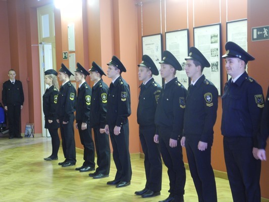 В Макаровке Парадный караул